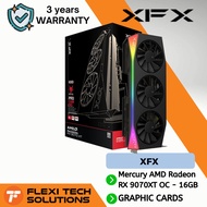 Flexi Tech XFX Mercury AMD Radeon RX 9070XT OC Gaming Edition with RGB 16GB GDDR6, HDMI 3xDP, AMD RD