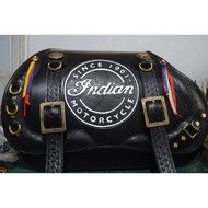 {Pure Cowhide} indian indian Scout bobber Scott Chief Dark Horse Retro Chief Speed Chief saddle bag 