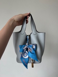 Hermes Picotin 18 聖杯藍