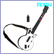FEYUJ DOYO Wii กีตาร์ฮีโร่สำหรับตัวควบคุมวีไอไอไร้สายตัวควบคุมฮีโร่ของกีตาร์เข้ากันได้กับกีต้าร์ฮีโร