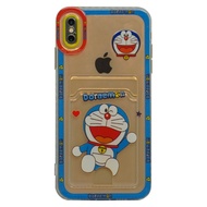 vivo y20/ y20i/ y20s y21/ y21s y30/ y50 soft case motif with slot card - doraemon biru y20 y20i y20s