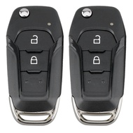 2X Car Smart Remote Key 2 Button 433Mhz Fit for Ford Ranger F150 2015 2016 2017 2018 Id49 Pcf7945P E