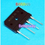 5pcs Original D5SB60 D5SB 60 5A/600V Rectifier Bridge Stack New Original on sale