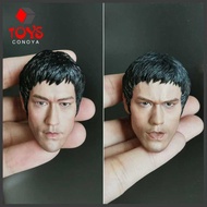 Scale Kung  1/6 Fu Xiaolong Li Head Sculpture Head Carved For 12'' Asian Male Muscle Action
