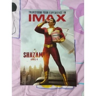 SHAZAM POSTER Part 1 From IMAX Cinema/Shasam MOVIE MAJOR