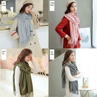Khăn len choàng cổ CASHMERE nam nữ nhiều màu - Q59766