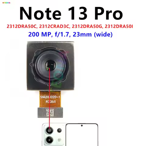 Rear Camera Module For Xiaomi Redmi Note 13 Pro Pro+ 4G 5G Main Back Camera Note13 Pro Plus 108MP / 