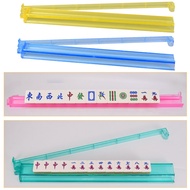 4pcs ใสพลาสติก Mahjong Push Ruler Lightweight Mahjong Tile Pusher สำหรับการจัดเก็บง่ายและการเดินทาง
