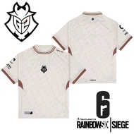 2025 New Summer G2 Esports Rainbow Six Pro League Uniform Jersey Breathable Sports Casual Fashion Fa
