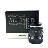 齊盒齊配件 Voigtlander 28mm f1.5 ASPH ii Black Paint