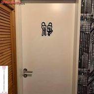 [Prs] 3D Printed Bathroom Door Sign Male & Female Restrooms Symbol Door Decor Restaurant Hotel Cafe 