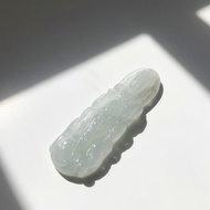 【屬龍/蛇本命佛】冰種飄綠翡翠普賢菩薩 | 天然緬甸玉翡翠A貨