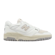 New Balance 550 NB Retro Shoes Men's Women's White Beige Classic Sports [YUBO] BB550PWG D Last
