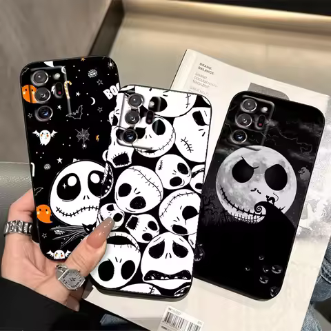 Disney Jack Skellington Anime For Samsung Note 20 10 Ultra Plus A31 A14 A12 A70 A34 A25 A04 A05 A15 