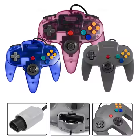 Classic Wired Controller Remote Control Gmaepad Joystick For N64 Console Joypads For Raspberry Pi Fo