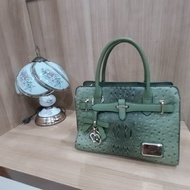 tas wanita branded Umano Vero Original import kulit ostrich