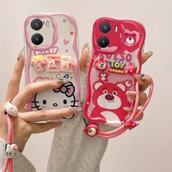 casing OPPO A57 2022 4G casing OPPO A77 2022 4G casing OPPO A77S 4G casing Kuromi Cute Cream Edge So