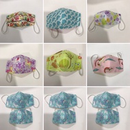 Cotton Face Masks - 4 ply. Machine washable. S/M/L. Unicorns. Owls. Family sets.