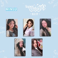ILLIT Combination Merchandise Photocard Super Real Me Personal Photocard YUNAH IROHA < Illit >