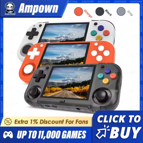 Ampown XU MINI M Handheld Game Console 2.8'' Screen Linux OS MINIM Retro Simulator Video Player Port