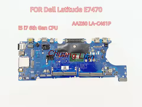 AAZ60 LA-C461P FOR Dell Latitude E7470 Laptop Motherboard with I3 i5 i7 6th Gen CPU CN-0VNKRJ CN-0DC