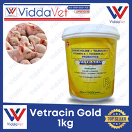 Vetracin Gold Soluble Powder Viddavet 1kl Vetracin gold powder 1 kg Vetracin gold with probiotic