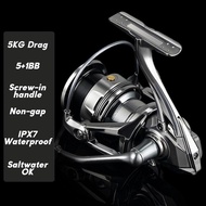 2500/3000 Spinning Reel Metal Spool Fishing Reel 6BB