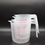 250/500/600/1000ml Plastic Measuring Cup with Handle/ Bekas Penyukat