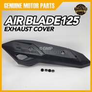 HONDA AIR BLADE125 REAR EXHAUST PROTECTOR (BLACK) MUFFLER EKZOS PIPE PROTECTOR COVER AIRBLADE125 AIR