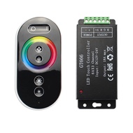 【VVL】-GT666 RGB LED LED Strip Controller Wireless Touch Remote DC 12V 24V 18A 3 Channels Lights Tape