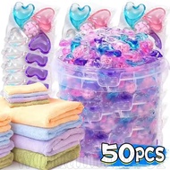 Fabric Stains Removal Cleaner - 5-in-1 Laundry Detergent Gel Beads - Gardenia Fragrance Laundry Pod 