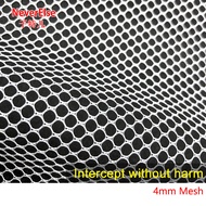 White Nylon Mesh Fabric- 3mm Hex Hole Mesh Nylon Fishing Net MeshAnti Bird Netting -Garden Fruit Cro