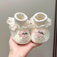 Spring Autumn Baby Shoes Socks 0-6 Months Soft Sole Baby Girl Shoes Anti-slip Newborn Anti-drop Shoe