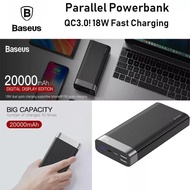 Baseus Parallel Type-C PD +QC3.0 power bank 20000mAh 18W