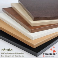 Square MDF Table Top 18mm thick, 30cm to 80cm, used for table tops, shelves, interior decoration