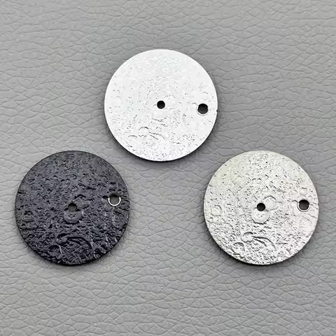 Dia 28.5mm Dial Moon Pattern Faces Fit for NH35 NH36 4R35 7S Movement 3.0/3.8 O'clock SKX007 Case Wa