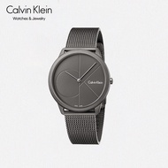 CK凯文克莱（Calvin Klein）Minimal 简约系列手表 灰色米兰钢表带灰盘  K3M517P4