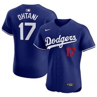 #17 Ohtani 大谷翔平 道奇 Dodgers 客場藍 Nike 球員版 球衣