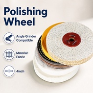 Thickened Spiral Polishing Wheel 4 Inch 1/2 Inch Hole