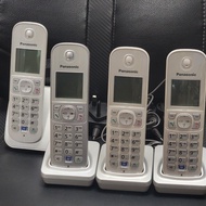 二手 Used 3子機 + 1主機 Panasonic KX-TG6811HK / PNLC1042 Digital Cordless Phone 數碼式室內無線電話 繁體中文版 連充電池8粒
