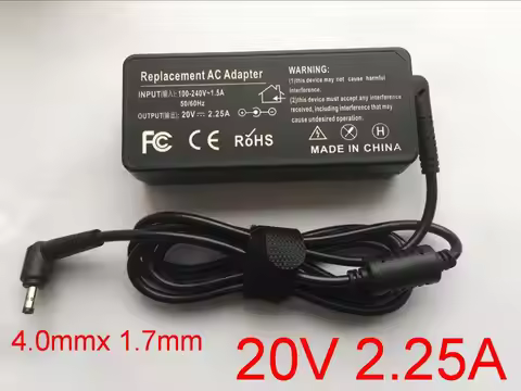 1pcs 20V 2.25A ADP-45DW C Laptop Adapter for Lenovo 100SCHROMEBOOK IDEAPAD100-15 PA-1450-55LU PA-145