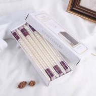 Set Of 4 And Set Of 12 Colored Long, Spiral Design Candle For Romantic Candlelit Dinner Decoration, 