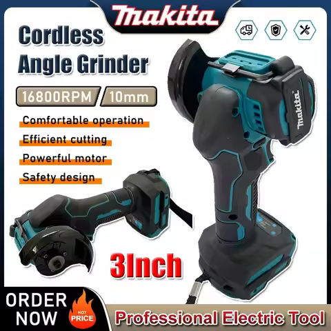 Makita Cordless Angle Grinder 3 Inch Angle Grinder Cordless 3 Inch Electirc CUT OFF Tool Cutting Cir