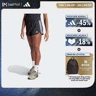 [CHỈ 10-11.9-VOUCHER 40%] adidas Tập luyện Quần Short Dệt Cạp Cao 3 Sọc Tập Luyện Pacer Nữ Đen IT776