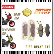 APRILIA DISC BRAKE PADS SR GT 200 SR GT SPORT 200 GOLD QUALITY