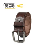 camel active Men Casual Genuine Leather Belt (1623HBRG-20#DBN)
