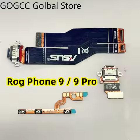 Replace Origina For Asus Rog Phone 9 / 9 Pro USB Charging Port Jack Dock Charger Plug Board Power Vo