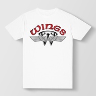 Wings Awie Syam Baharom Zul Jojet Rock Music Heavy Metal Tshirt Baju wings t 100%Cotton Kaos Men Shi
