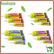 LUOLVUO Universal Adhesive, 15/50/110ml Transparent Black Repair Border Glue, Practical T8000 B7000 
