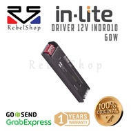 Inlite INDR010 Travo Power Supply 12V 60W Flexi LED Strip Driver Slim PSU 12V DC 60 Watt